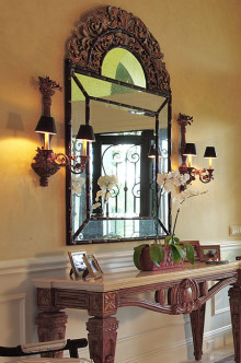 Home Entrance with Mirror